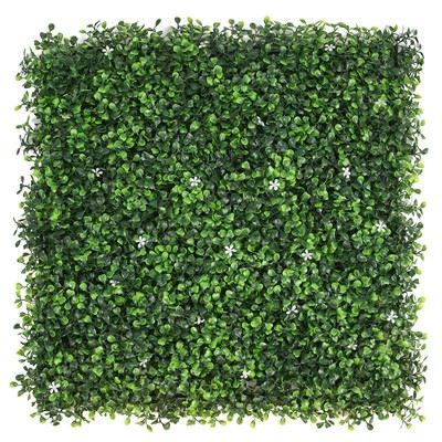 Plastična zelena zidna tipoarna umjetna boxwoodska ograda privatnosti